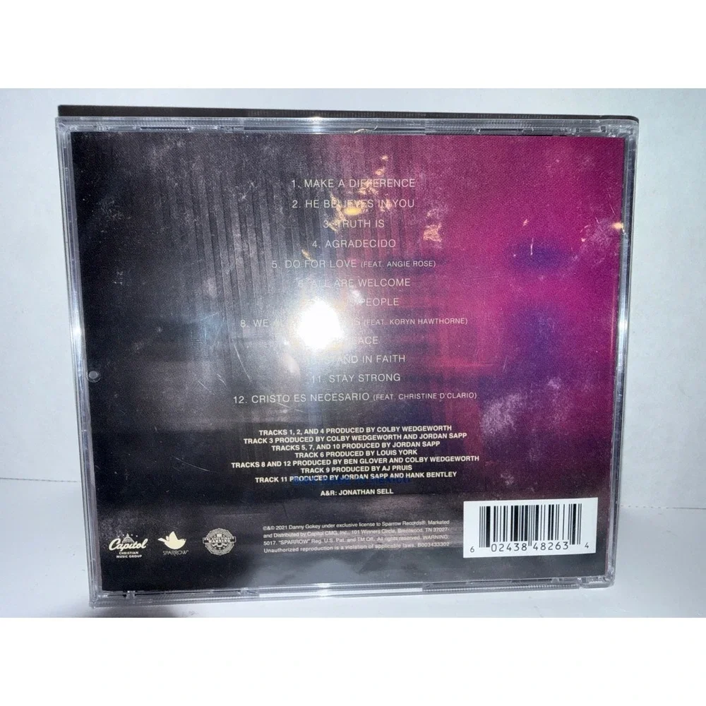 Danny Gokey Signed Jesus People CD Autographed 2021 Christian Pop Music Album - Picture 2 of 2